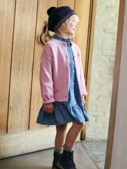 Béret Fille En Maille Torsadée Encre - Vertbaudet -Magasin De Vêtements Pour Bé Soldes beret fille en maille torsadee 4