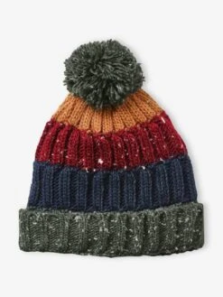 Bonnet Garçon En Maille Bandes Colorées Vert - Vertbaudet 6 Bonnet Garçon En Maille Bandes Colorées Vert - Vertbaudet -Magasin De Vêtements Pour Bé Soldes bonnet garcon en maille bandes colorees 2