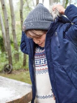 Bonnet Garçon Esprit Skateur Gris Chiné - Vertbaudet