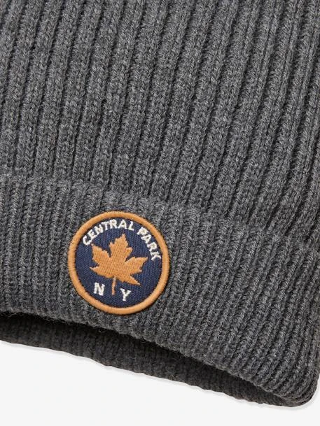 Bonnet Garçon Esprit Skateur Gris Chiné - Vertbaudet 4 Bonnet Garçon Esprit Skateur Gris Chiné - Vertbaudet – Image 4