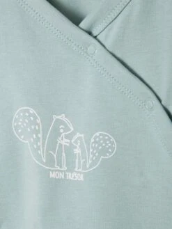 Brassière Bébé Naissance Coton Et élasthanne Vert Céladon - Vertbaudet -Magasin De Vêtements Pour Bé Soldes brassiere bebe naissance coton et elasthanne 2