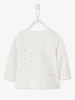 Brassière Bébé Naissance En Coton Bio Ivoire Imprimé - Vertbaudet -Magasin De Vêtements Pour Bé Soldes brassiere bebe naissance en coton bio 3