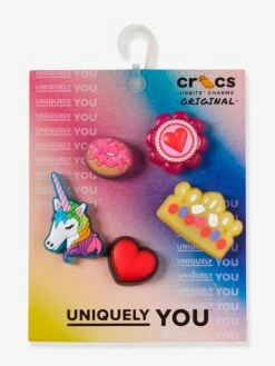 Breloques Jibbitz™ Lights Up Pink Girly Girl 5 Pack CROCS™ Multicolore - Crocs