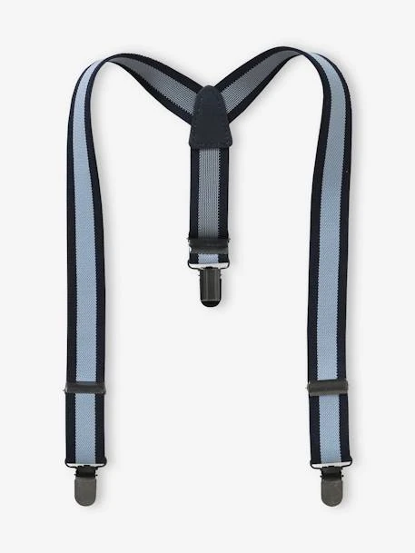Bretelles Bicolores Garçon Marine - Vertbaudet 3 Bretelles Bicolores Garçon Marine - Vertbaudet – Image 3