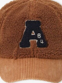 Casquette En Sherpa Et Velours Garçon Camel - Vertbaudet -Magasin De Vêtements Pour Bé Soldes casquette en sherpa et velours garcon 2