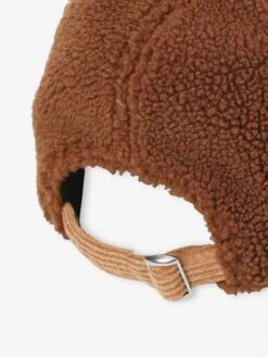 Casquette En Sherpa Et Velours Garçon Camel - Vertbaudet -Magasin De Vêtements Pour Bé Soldes casquette en sherpa et velours garcon 3