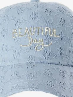 Casquette Fille Broderie Anglaise Bleu - Vertbaudet 5 Casquette Fille Broderie Anglaise Bleu - Vertbaudet -Magasin De Vêtements Pour Bé Soldes casquette fille broderie anglaise 2