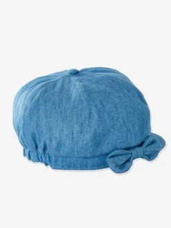Casquette Gavroche En Denim Fille Denim - Vertbaudet -Magasin De Vêtements Pour Bé Soldes casquette gavroche en denim fille 2