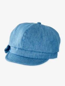 Casquette Gavroche En Denim Fille Denim - Vertbaudet
