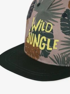 Casquette Imprimée "Wild Jungle" Garçon Vert Sapin - Vertbaudet -Magasin De Vêtements Pour Bé Soldes casquette imprimee wild jungle garcon 4