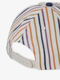 Casquette Rayée Garçon Encre - Vertbaudet -Magasin De Vêtements Pour Bé Soldes casquette rayee garcon 4