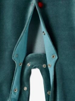 Coffret Cadeau De Noël Bébé Dors-bien En Velours + Bavoir Vert Sapin - Vertbaudet -Magasin De Vêtements Pour Bé Soldes coffret cadeau de noel bebe dors bien en velours bavoir 5