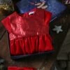 Coffret De Noël Bébé Robe à Sequins Et Bandeau Assorti Rouge - Vertbaudet