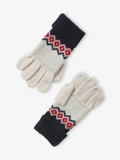 Coffret Noël Garçon Bonnet + Snood + Gants Ours Bleu Nuit - Vertbaudet -Magasin De Vêtements Pour Bé Soldes coffret noel garcon bonnet snood gants ours 5
