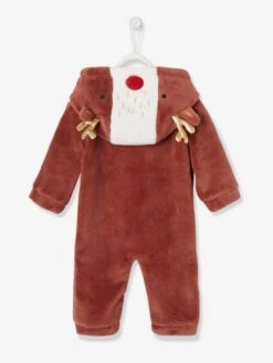 Combinaison Bébé Esprit Renne De Noël Moka - Vertbaudet -Magasin De Vêtements Pour Bé Soldes combinaison bebe esprit renne de noel 2