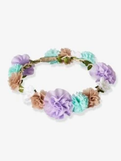Couronne De Fleurs Fille Bleu Pale - Vertbaudet