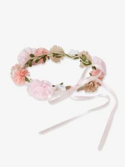 Couronne De Fleurs Roses Fille Eau De Rose - Vertbaudet -Magasin De Vêtements Pour Bé Soldes couronne de fleurs roses fille 4