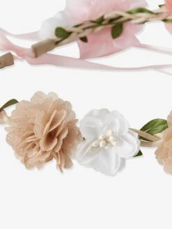 Couronne De Fleurs Roses Fille Eau De Rose - Vertbaudet -Magasin De Vêtements Pour Bé Soldes couronne de fleurs roses fille 5