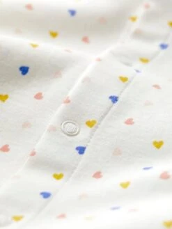 Dors-bien Bébé En Coton Bio PETIT BATEAU Blanc Imprimé - Petit Bateau -Magasin De Vêtements Pour Bé Soldes dors bien bebe en coton bio petit bateau 2