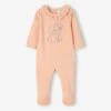 Dors-bien Bébé Fille Disney® Bambi En Velours Rose Clair Uni Avec Decor - Disney