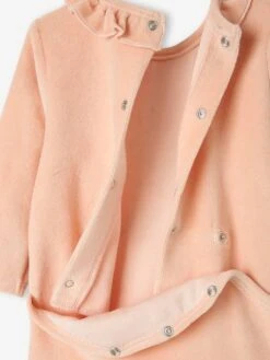 Dors-bien Bébé Fille Disney® Bambi En Velours Rose Clair Uni Avec Decor - Disney -Magasin De Vêtements Pour Bé Soldes dors bien bebe fille disney bambi en velours 3