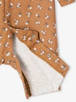 Dors-bien Bébé Fille En Coton Ouverture Devant Caramel Imprimé - Vertbaudet -Magasin De Vêtements Pour Bé Soldes dors bien bebe fille en coton ouverture devant 3