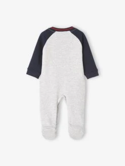 Dors-bien Bébé Garçon En Molleton Ouverture Devant Gris Clair Chiné - Vertbaudet -Magasin De Vêtements Pour Bé Soldes dors bien bebe garcon en molleton ouverture devant 3