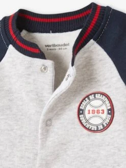 Dors-bien Bébé Garçon En Molleton Ouverture Devant Gris Clair Chiné - Vertbaudet -Magasin De Vêtements Pour Bé Soldes dors bien bebe garcon en molleton ouverture devant 4