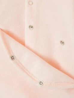 Dors-bien En Velours Bébé Rose Saumon Clair - Vertbaudet -Magasin De Vêtements Pour Bé Soldes dors bien en velours bebe 4