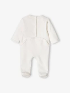 Dors-bien En Velours Bébé Ours écru - Vertbaudet -Magasin De Vêtements Pour Bé Soldes dors bien en velours bebe ours 2