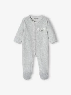 Dors-bien Koala Bébé En Velours Gris Chiné - Vertbaudet 9 Dors-bien Koala Bébé En Velours Gris Chiné - Vertbaudet -Magasin De Vêtements Pour Bé Soldes dors bien koala bebe en velours 3