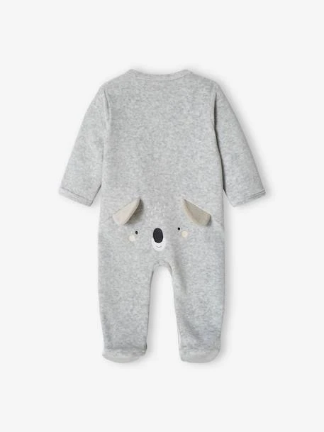 Dors-bien Koala Bébé En Velours Gris Chiné - Vertbaudet 5 Dors-bien Koala Bébé En Velours Gris Chiné - Vertbaudet – Image 5