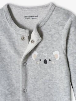 Dors-bien Koala Bébé En Velours Gris Chiné - Vertbaudet 11 Dors-bien Koala Bébé En Velours Gris Chiné - Vertbaudet -Magasin De Vêtements Pour Bé Soldes dors bien koala bebe en velours 5