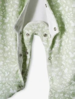 Dors-bien "lapin" En Velours Bébé Vert D'eau - Vertbaudet -Magasin De Vêtements Pour Bé Soldes dors bien lapin en velours bebe 3