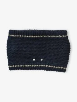 Ensemble Bonnet + Snood + Gants Coeurs Fille Encre Imprimé - Vertbaudet -Magasin De Vêtements Pour Bé Soldes ensemble bonnet snood gants coeurs fille 5
