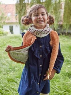 Ensemble Fille Bonnet + Snood + Gants Jacquard écru - Vertbaudet -Magasin De Vêtements Pour Bé Soldes ensemble fille bonnet snood gants jacquard 5