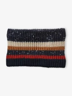 Ensemble Garçon Bonnet + Snood + Mitaines Marine - Vertbaudet -Magasin De Vêtements Pour Bé Soldes ensemble garcon bonnet snood mitaines 4