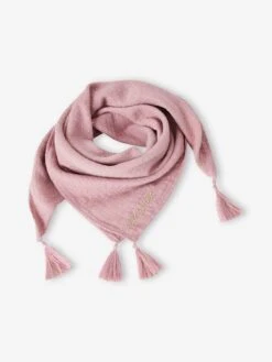 Foulard Fille Imprimé Bois De Rose - Vertbaudet