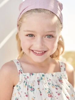 Foulard Fille Imprimé Bois De Rose - Vertbaudet -Magasin De Vêtements Pour Bé Soldes foulard fille imprime 3