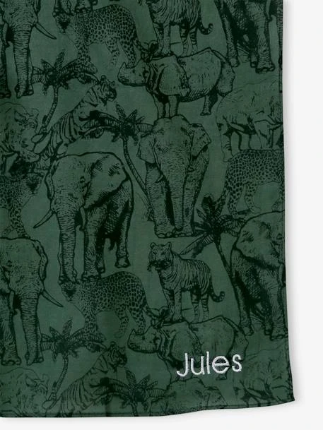 Foulard Imprimé Animalier Garçon Personnalisable Lichen - Vertbaudet 4 Foulard Imprimé Animalier Garçon Personnalisable Lichen - Vertbaudet – Image 4