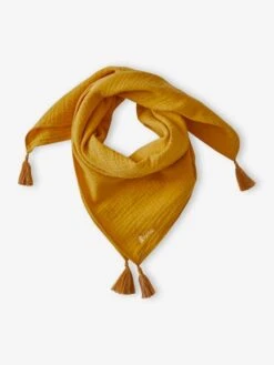 Foulard Uni Personnalisable à Pompons Fille Rose Pâle - Vertbaudet -Magasin De Vêtements Pour Bé Soldes foulard uni personnalisable a pompons fille 5