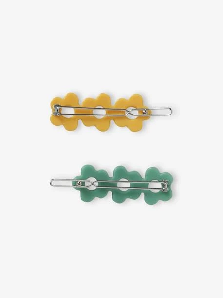 Lot De 2 Barrettes Fille Marguerites Jaune - Vertbaudet 4 Lot De 2 Barrettes Fille Marguerites Jaune - Vertbaudet – Image 4
