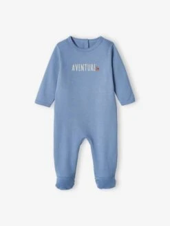 Lot De 2 Dors-bien "aventure" Bébé Garçon Interlock Bleu Chambray - Vertbaudet -Magasin De Vêtements Pour Bé Soldes lot de 2 dors bien aventure bebe garcon interlock 4