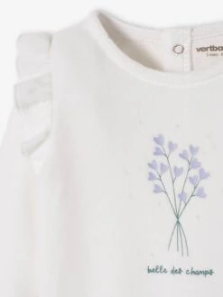 Lot De 2 Dors-bien Bébé Fille En Velours Lot Blanc - Vertbaudet -Magasin De Vêtements Pour Bé Soldes lot de 2 dors bien bebe fille en velours 16