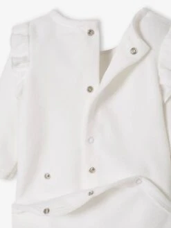 Lot De 2 Dors-bien Bébé Fille En Velours Lot Blanc - Vertbaudet -Magasin De Vêtements Pour Bé Soldes lot de 2 dors bien bebe fille en velours 17