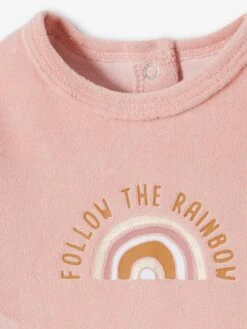 Lot De 2 Dors-bien Bébé Fille En Velours Lot Rose Blush - Vertbaudet -Magasin De Vêtements Pour Bé Soldes lot de 2 dors bien bebe fille en velours 22