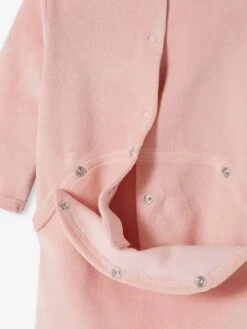 Lot De 2 Dors-bien Bébé Fille En Velours Lot Rose Blush - Vertbaudet -Magasin De Vêtements Pour Bé Soldes lot de 2 dors bien bebe fille en velours 23
