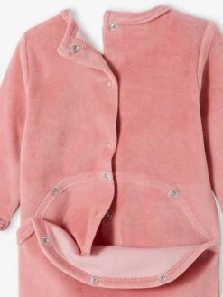 Lot De 2 Dors-bien Bébé Fille "renard" En Velours Lot Bois De Rose - Vertbaudet -Magasin De Vêtements Pour Bé Soldes lot de 2 dors bien bebe fille renard en velours 5