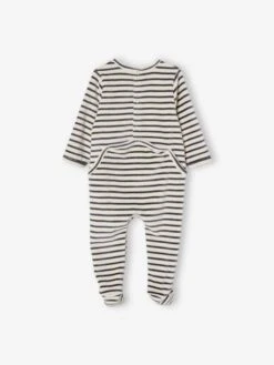 Lot De 2 Dors-bien Bébé Garçon "baleines" En Velours Bleu Gris - Vertbaudet -Magasin De Vêtements Pour Bé Soldes lot de 2 dors bien bebe garcon baleines en velours 5