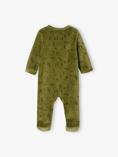 Lot De 2 Dors-bien Bébé Garçon "forêt" En Velours Lot Kaki - Vertbaudet 6 Lot De 2 Dors-bien Bébé Garçon "forêt" En Velours Lot Kaki - Vertbaudet – Image 6